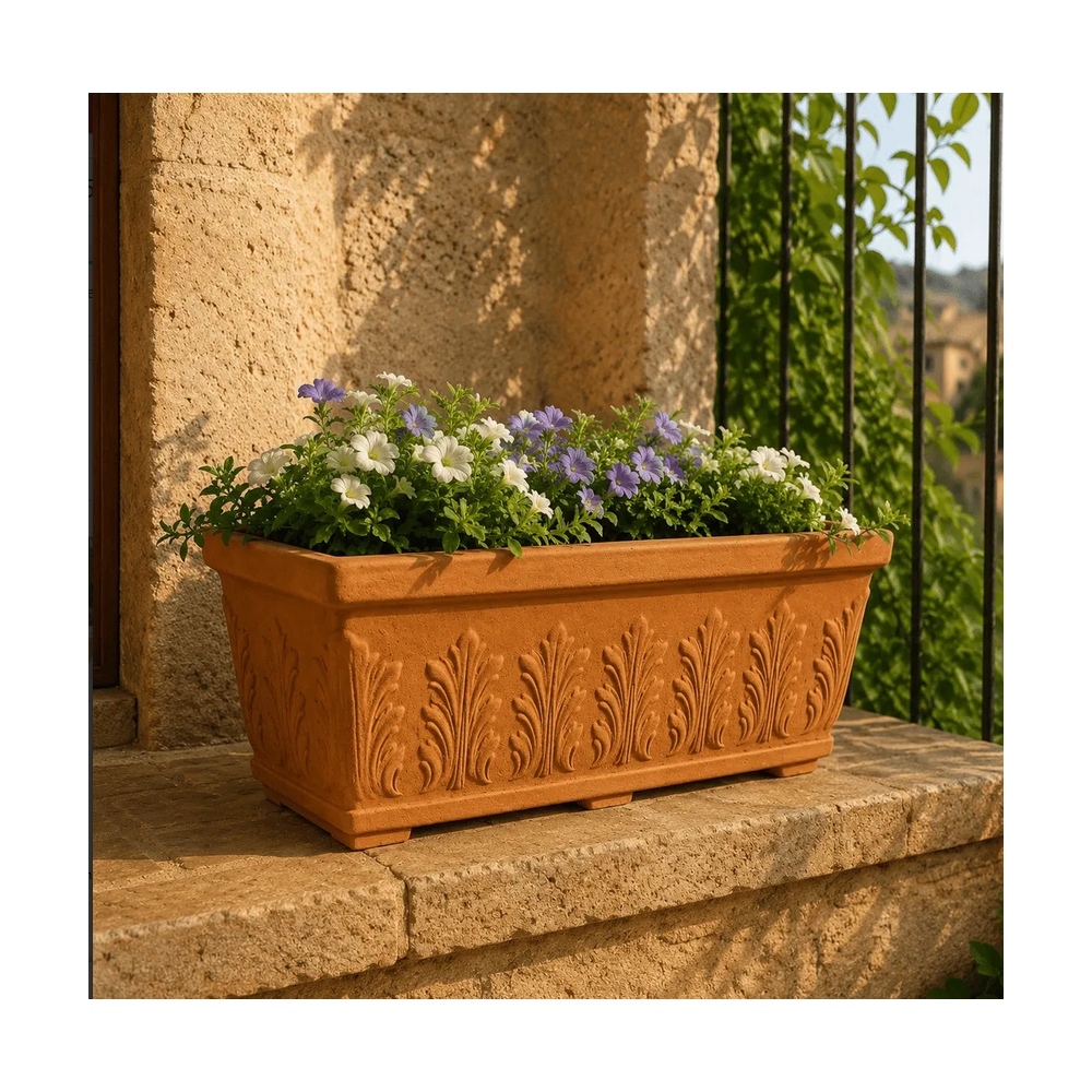 Balconiera 70x33cm polietilene Foglia Monacis -2