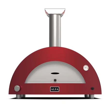 Forno a LEGNA 3 pizze Rosso Antico ALFA REFRATTARI Moderno -1