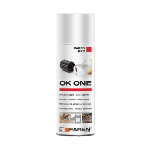 Spray rimuovi silicone colla etichette resina e catrame Faren OK ONE S 200ml -1