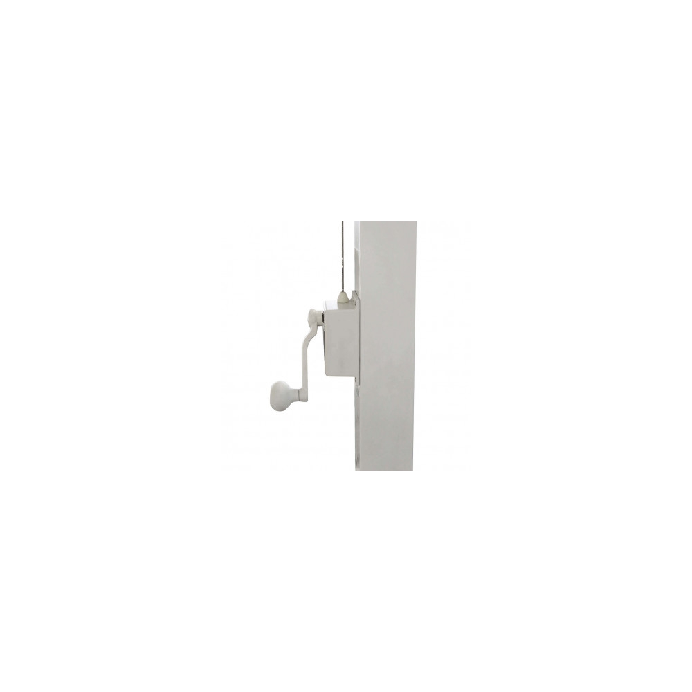 Ombrellone palo bianco laterale 3x4 mt Beige - Venere -2