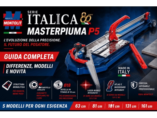 Masterpiuma P5 ITALICA Montolit: guida completa, differenze e modelli disponibili