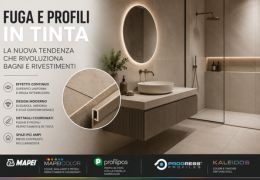 Fuga e profili in tinta: il dettaglio che trasforma completamente bagno e rivestimenti