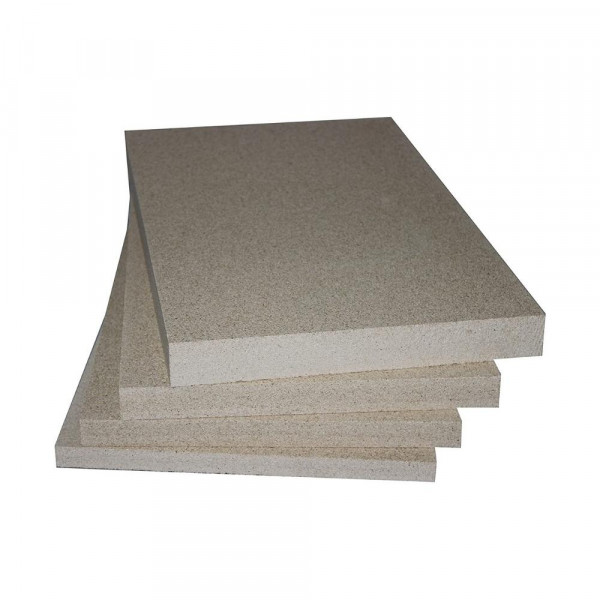 Tavella refrattaria 20x40x3 cm per camini e barbecue