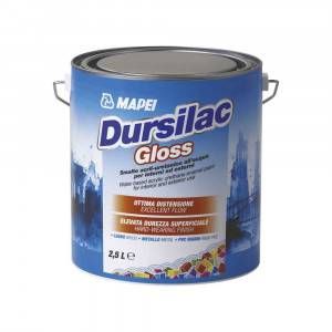 Dursilac Gloss 2,5 Litri Mapei smalto acril-uretanico all acqua per interni ed esterni