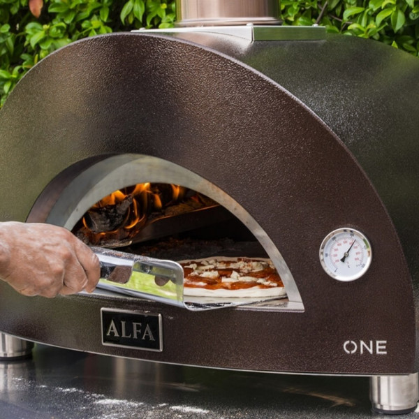 Forno a legna One versione top Rame Alfa Refrattari
