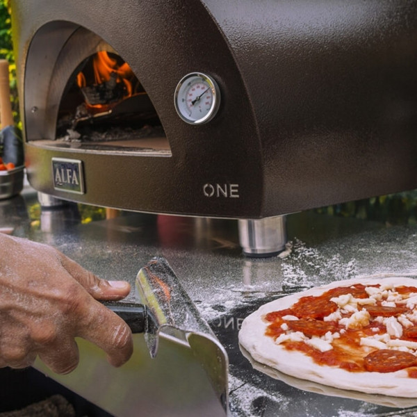 Forno a legna One versione top Rame Alfa Refrattari